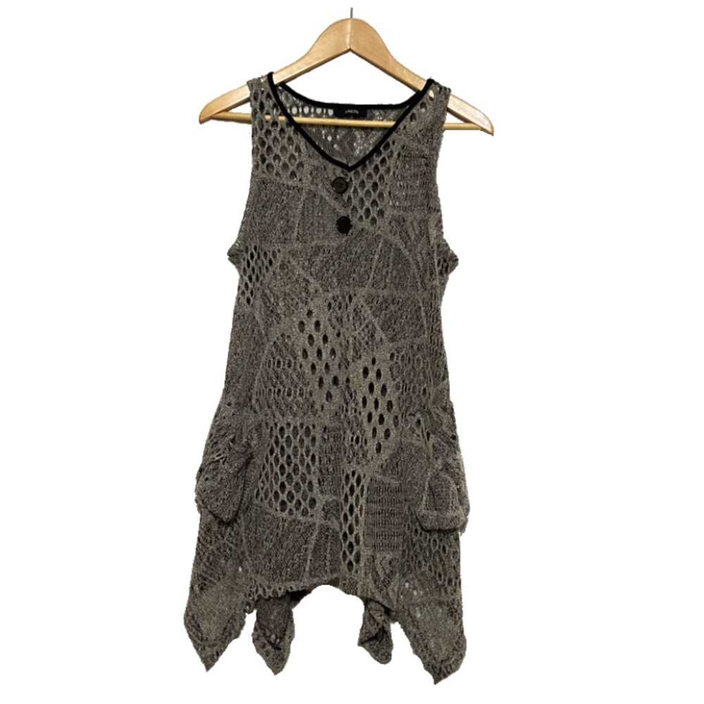 Kaktus grey cobweb dress